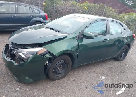 2015 Toyota Corolla L/Le/Le Pls/Prm/S/S Pls from USA, damaged, VIN 2T1BURHE0FC400480